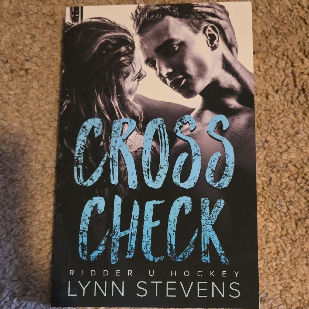 'Cross Check' Coffee Table Book - Black and Blue